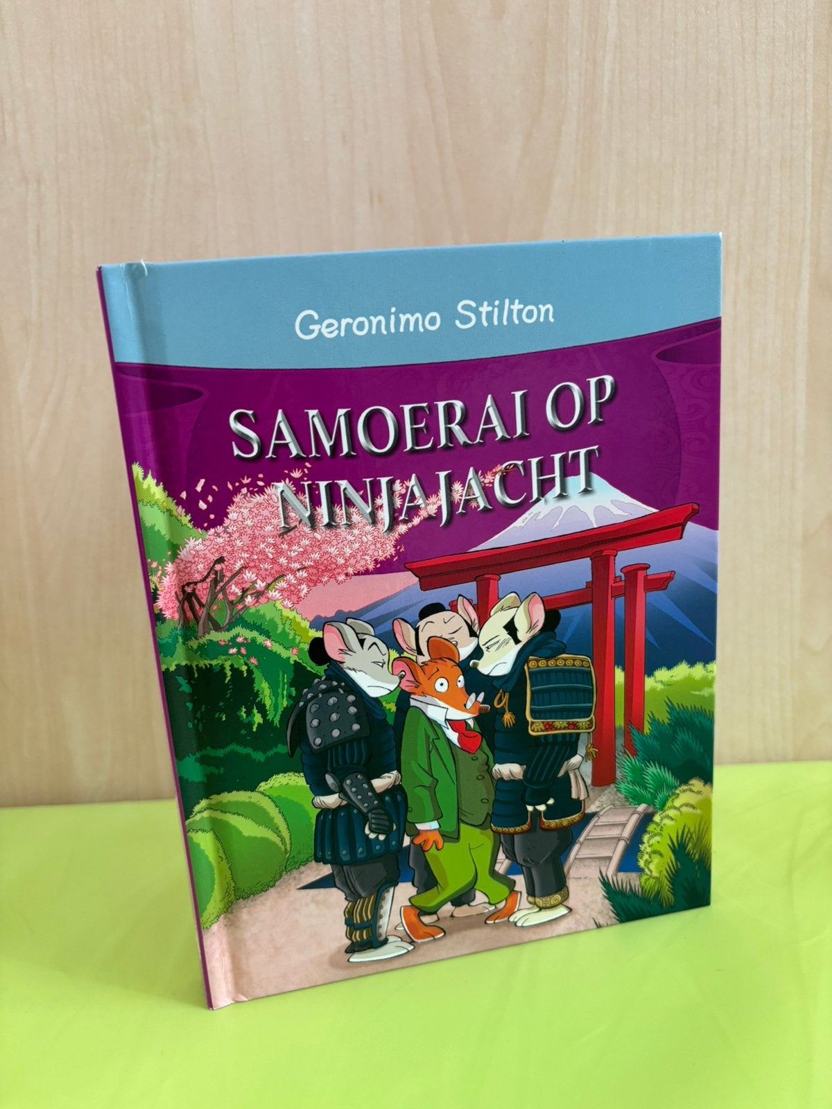 Geronimo Stilton, 2 boeken: Samoerai & Gouden Boek, Ophalen, Zo goed als nieuw, Fictie algemeen