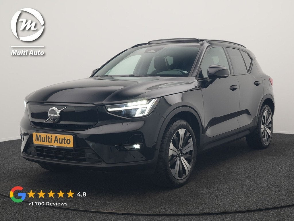 Volvo XC40 Ultimate Recharge Pure 70 kWh 231pk | Panodak | W, Automatische klimaatregeling, Gebruikt, Zwart, 231 pk