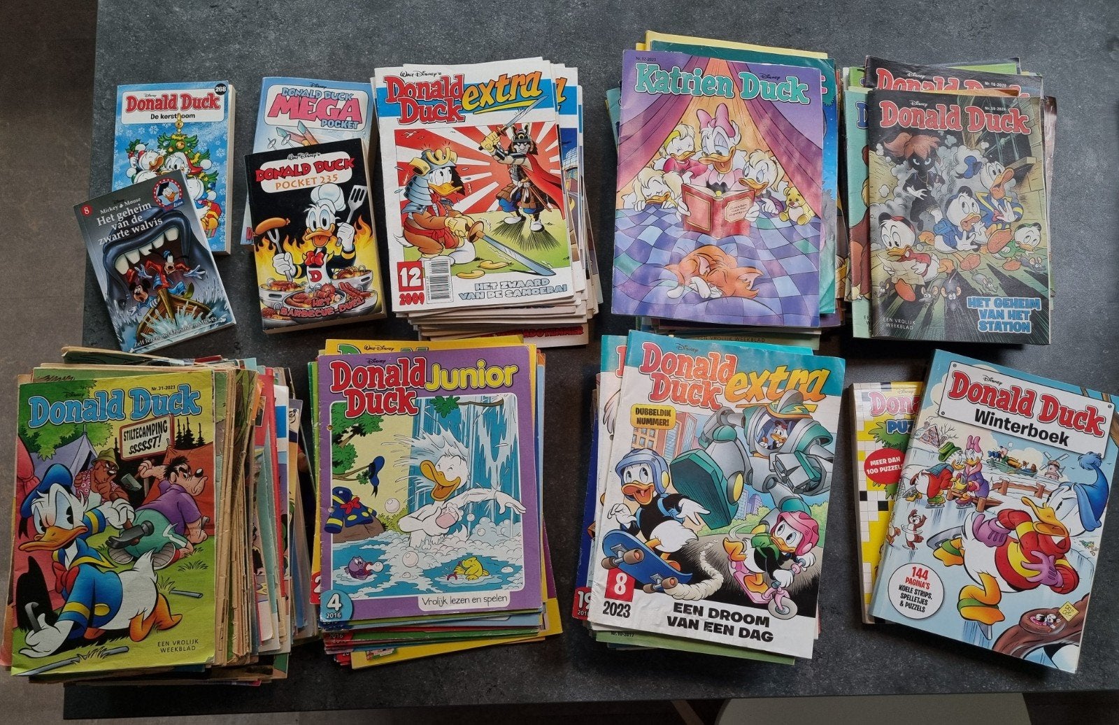 Grote Donald Duck verzameling: tijdschriften en boeken, Boeken, Complete serie of reeks, Ophalen, Gelezen