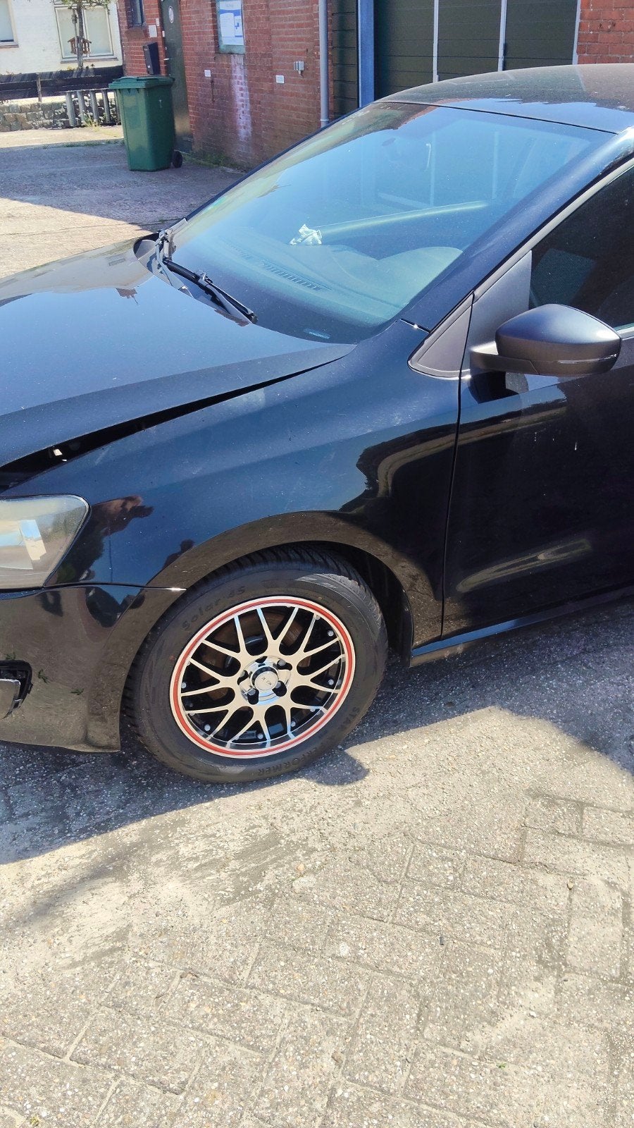 Volkswagen polo zij scherm zwart, Ophalen of Verzenden