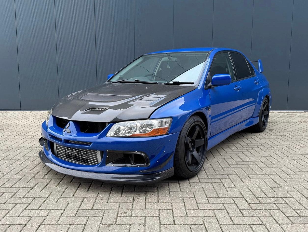 Mitsubishi Lancer Evo 8 Evolution VIII GSR JDM, Auto's, Stof, Zwart, Blauw, Bedrijf