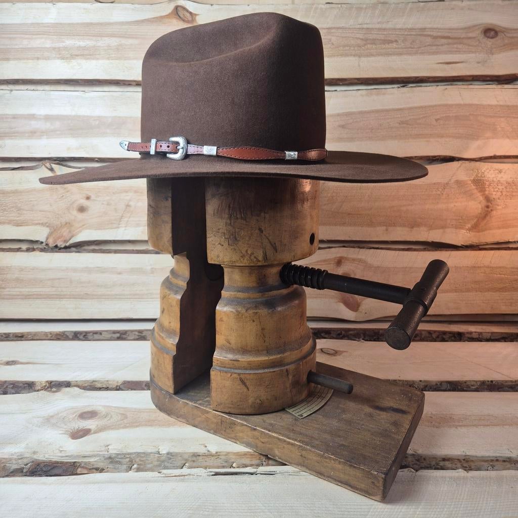 Stetson Rancher 4X Western Hat - Chocolate Brown - size 58, Hoed, Stetson, Ophalen of Verzenden, Zo goed als nieuw
