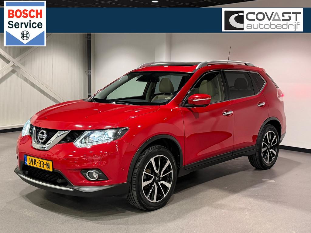 Nissan X-Trail 1.6 DIG-T Tekna 7p. Leder|Panoramadak|Navigat, 1618 cc, 4 cilinders, 7 stoelen, 163 pk