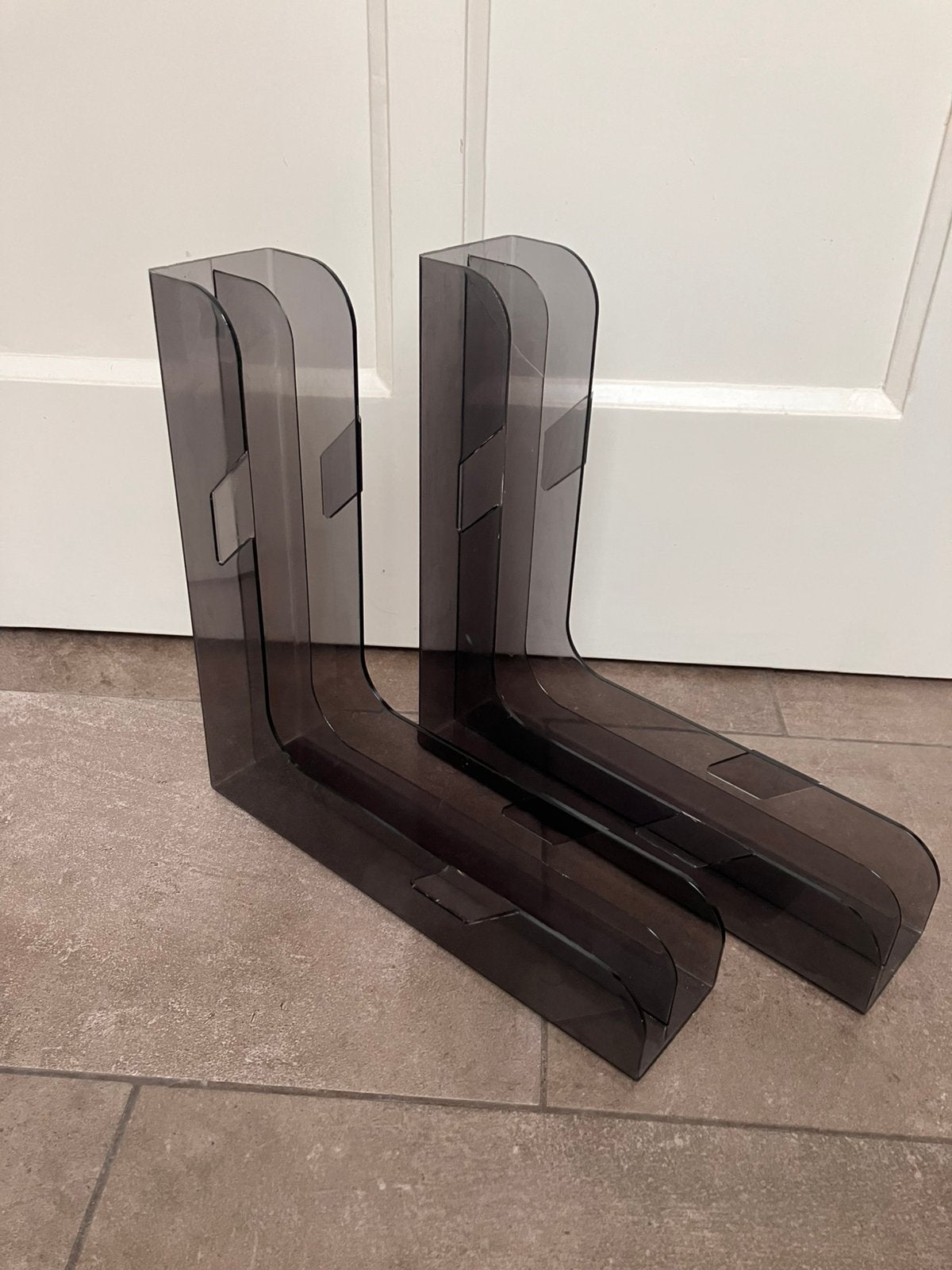 2x lp houder / lp - standaard, Verzamelen, Ophalen of Verzenden, Audio en Video