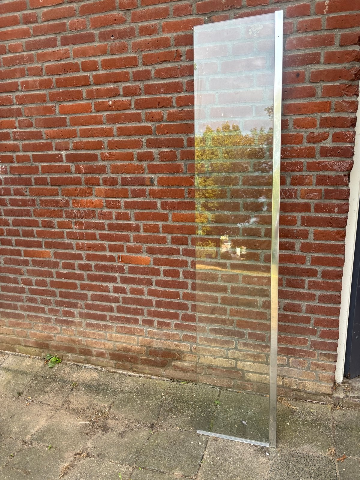 Douchewand, Minder dan 80 cm, Zo goed als nieuw, Glasplaat, 160 cm of meer