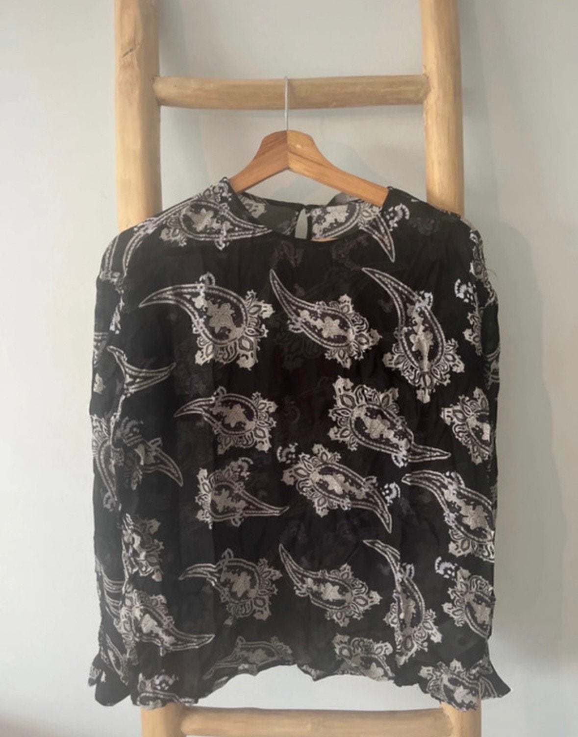 Zwarte met lichtpaarse blouse YAYA, Ophalen of Verzenden, Zo goed als nieuw, Maat 36 (S), Zwart