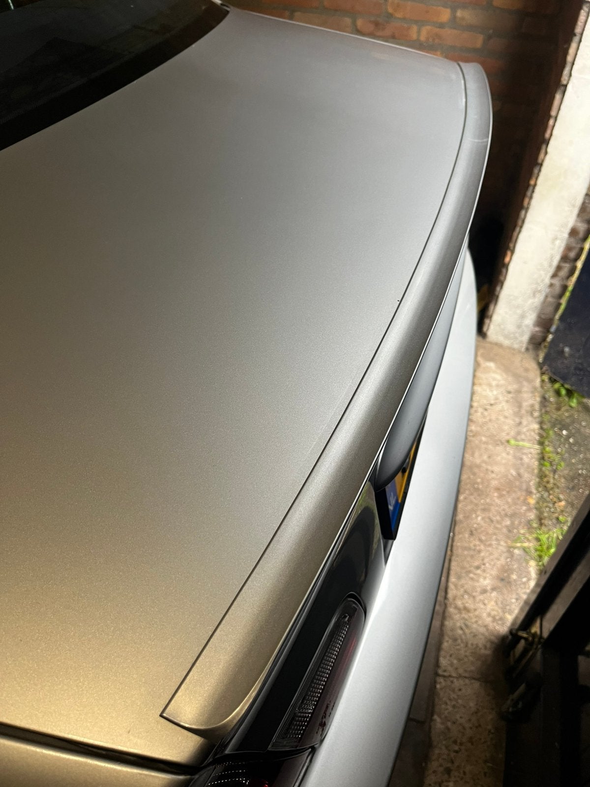 Spoiler bmw e46 titansilber, Auto-onderdelen, Ophalen, Voor, BMW, Achterklep