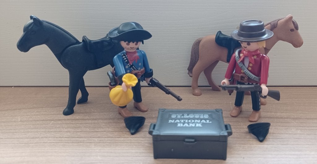 playmobil western bankovervallers, Ophalen of Verzenden, Gebruikt, Losse onderdelen