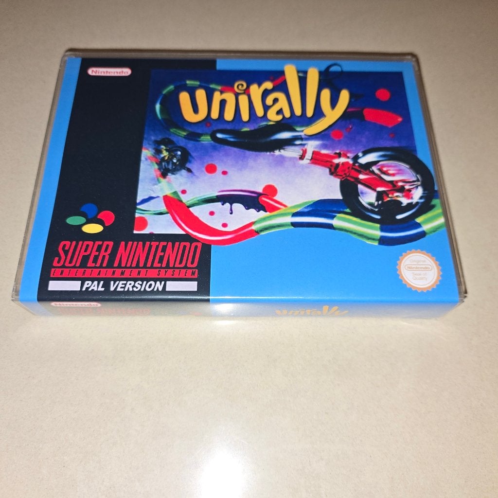 Unirally SNES Game Case, Avontuur en Actie, Verzenden, 1 speler, Zo goed als nieuw