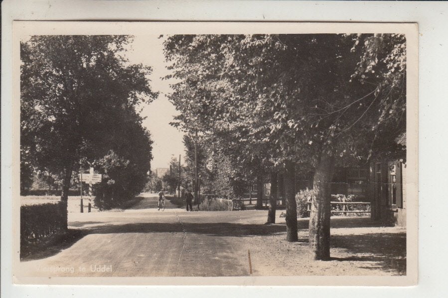Uddel - Veluwe, Viersprong, Verzamelen, Ophalen of Verzenden, 1940 tot 1960, Gelopen, Gelderland