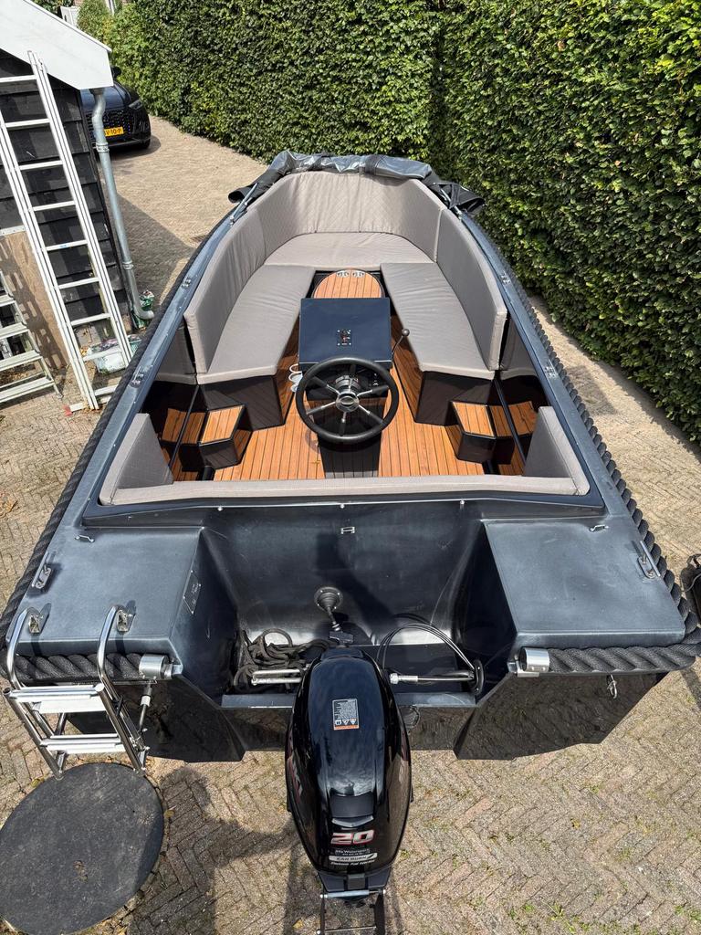 Admiral 485 Lounge sloep + 20PK Suzuki + Trailer, Watersport en Boten, Ophalen, 10 tot 30 pk, Zo goed als nieuw, 3 tot 6 meter
