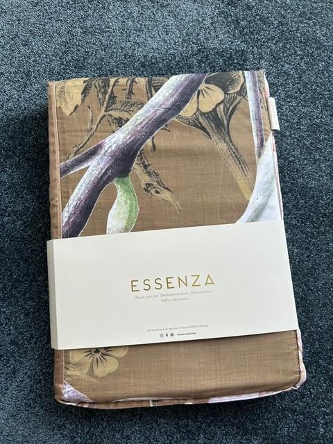 Essenza 200/200 Dekbedovertrek 100% Satijn Katoen, Info@essenzahome.nl, Bruin, Essenza, Dekbedovertrek