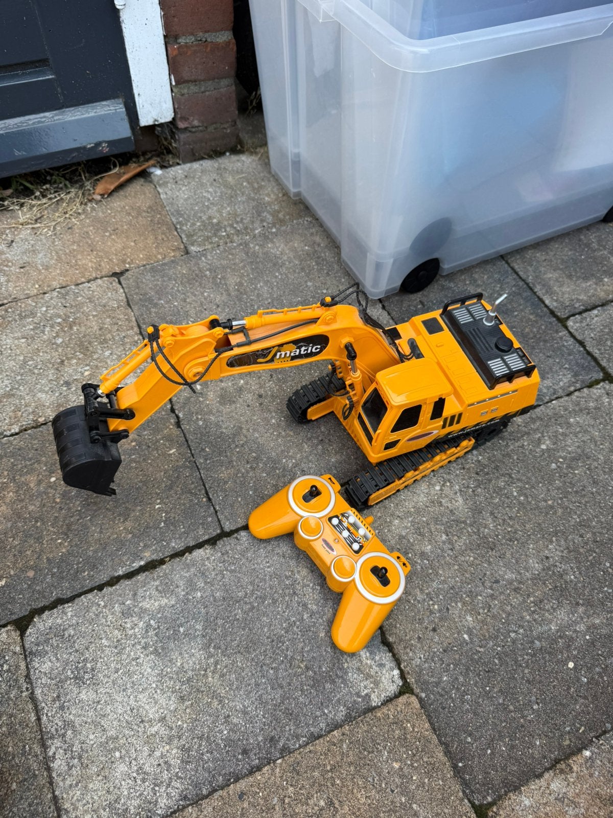 Afstandbestuurbare Graafmachine, Ophalen, Gebruikt
