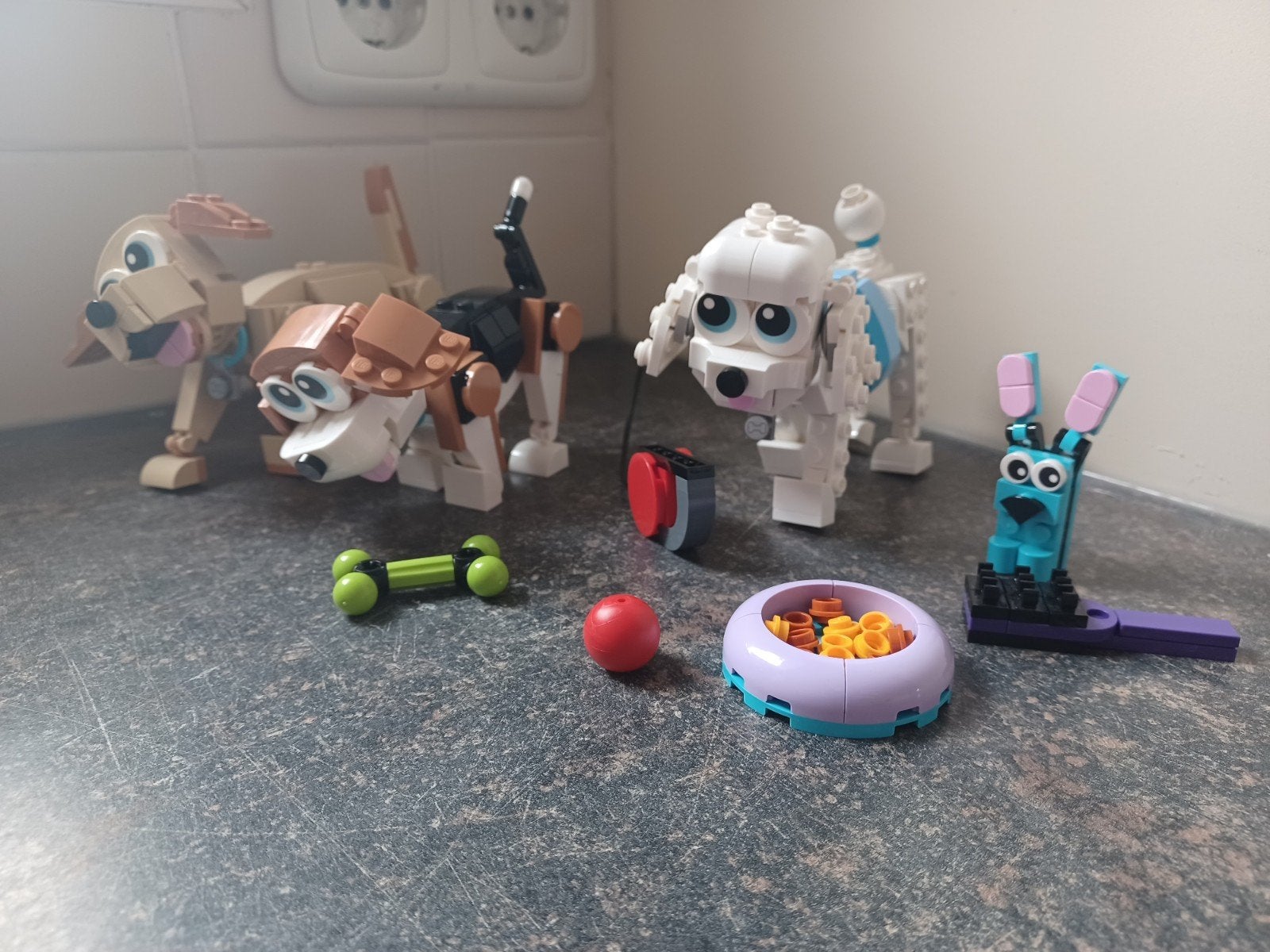 lego creator 31137 schattige honden  3in1, Inclusief instructies, Lego, Ophalen of Verzenden, Zo goed als nieuw