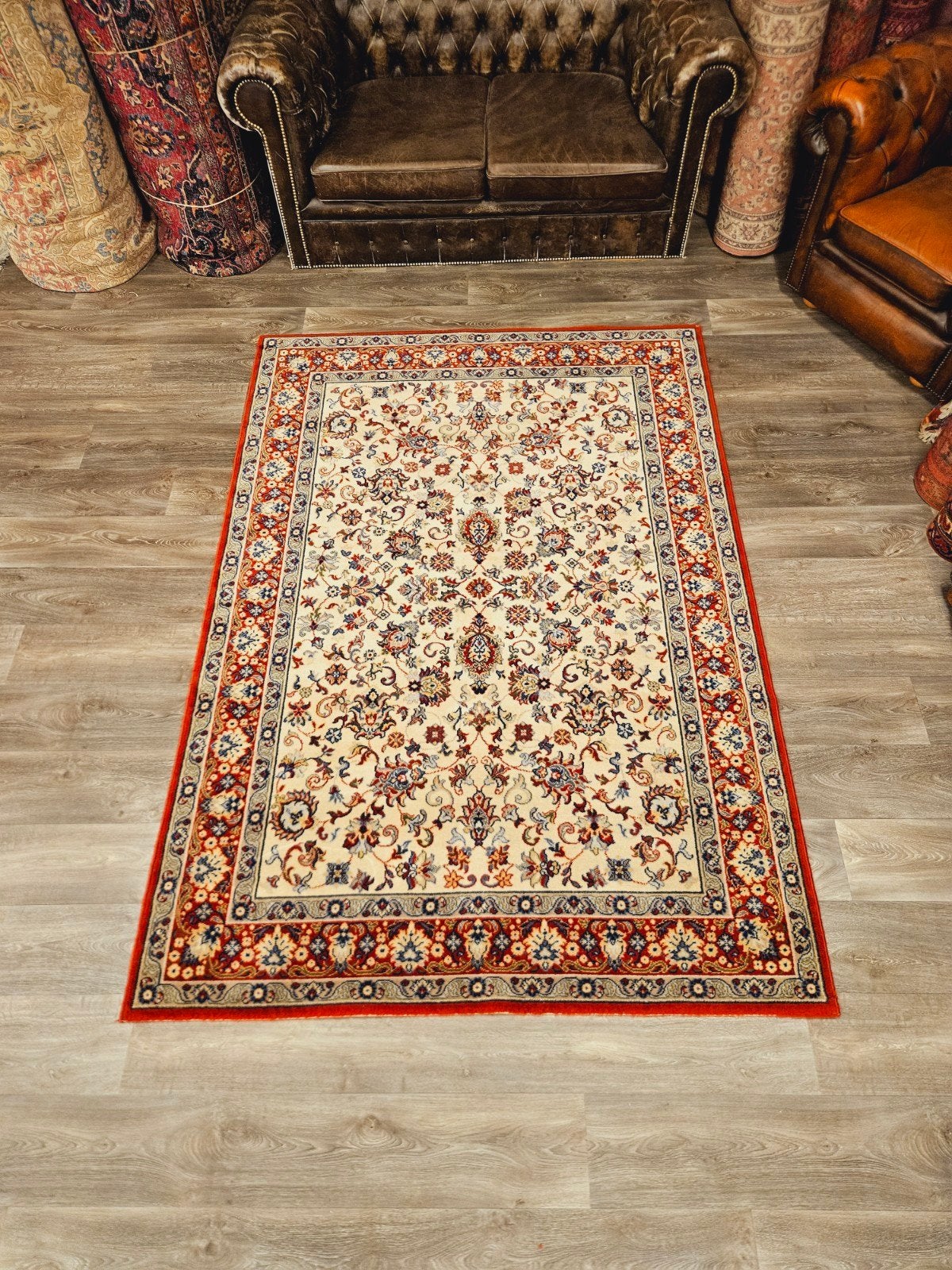 Perzisch Tapijt. prachtige kleuren en patronen, Crème, Perzisch, 150 tot 200 cm, 200 cm of meer