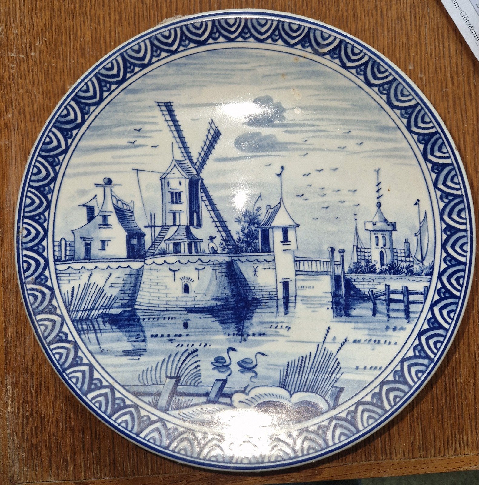 Delfts Blauw Westraven Anno 1661 Handwerk Schaal, Ophalen