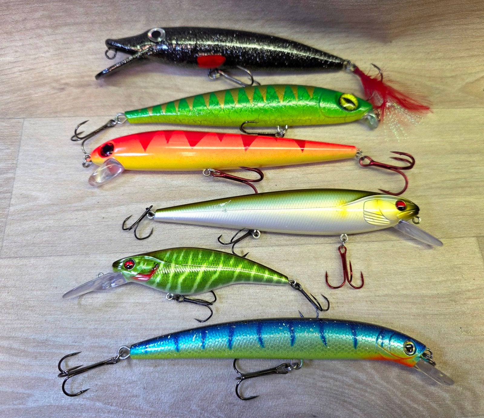 setje met 6 pluggen : STRIKE PRO / DAIWA / STORM / BALZER /, Watersport en Boten, Ophalen of Verzenden, Zo goed als nieuw, Overige typen