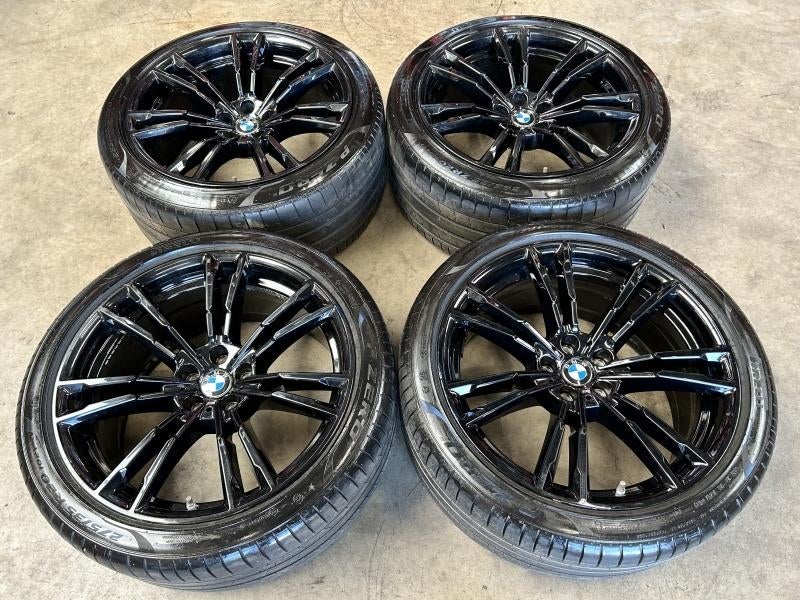 20 inch originele velgen + zomerbanden BMW M5 M8 style 706 M, Gebruikt, Banden en Velgen, Ophalen of Verzenden, Personenwagen