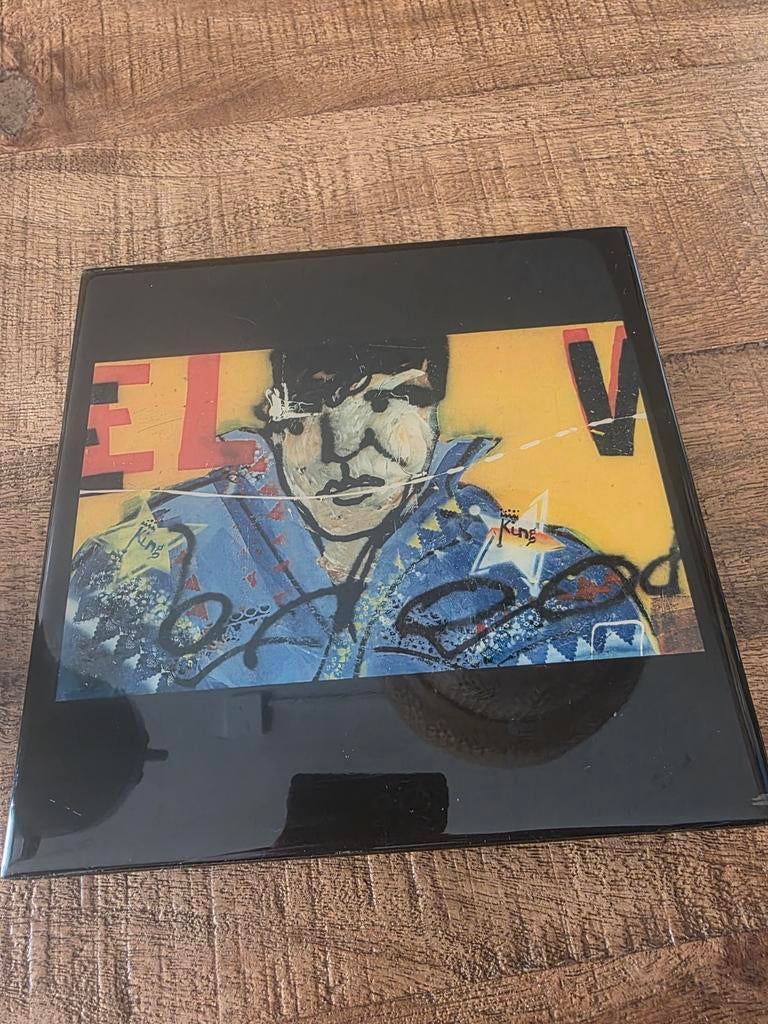 Uniek Elvis Presley Kunstwerk van Herman brood, Verzamelen, Muziek, Artiesten en Beroemdheden, Zo goed als nieuw, Ophalen of Verzenden