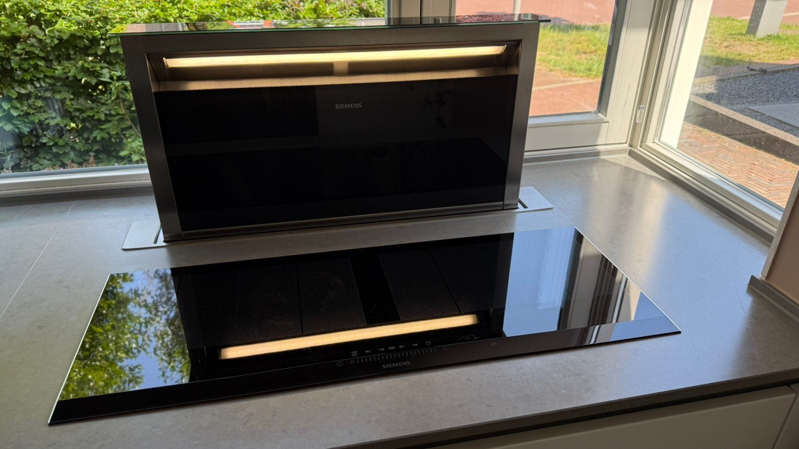 Siemens LD97AA670/2 Inbouw Afzuigkap - 90 cm, Witgoed en Apparatuur, Afzuigkappen, Ophalen, Gebruikt, Minder dan 200 m³ per uur