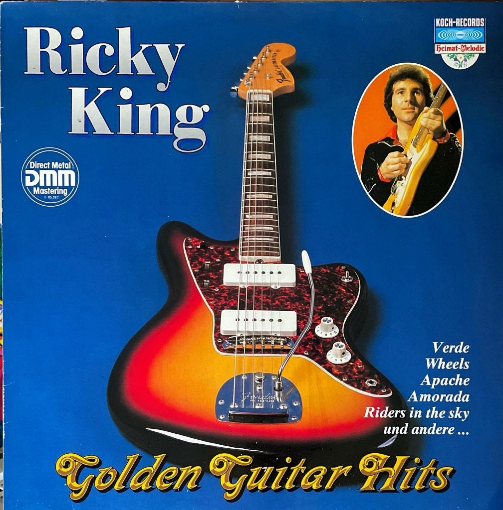 Ricky King - Golden Guitar Hits - Vinyl, Gebruikt, Ophalen of Verzenden, 12 inch, Inclusief binnenhoes
