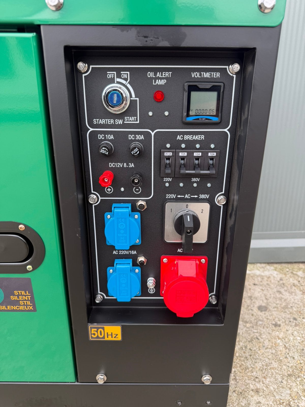 Jungwille JW8500-T3 Diesel Generator 8 kVA – NIEUW, Ophalen, Nieuw, 5 tot 10 kVA, Elektrisch startend