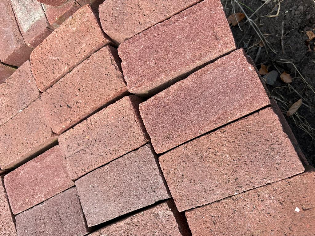 Klinkers gebakken dikformaat 5m2 ongeveer, Tuin en Terras, Tegels en Klinkers, Ophalen, Overige materialen, Klinkers, 5 tot 10 m²