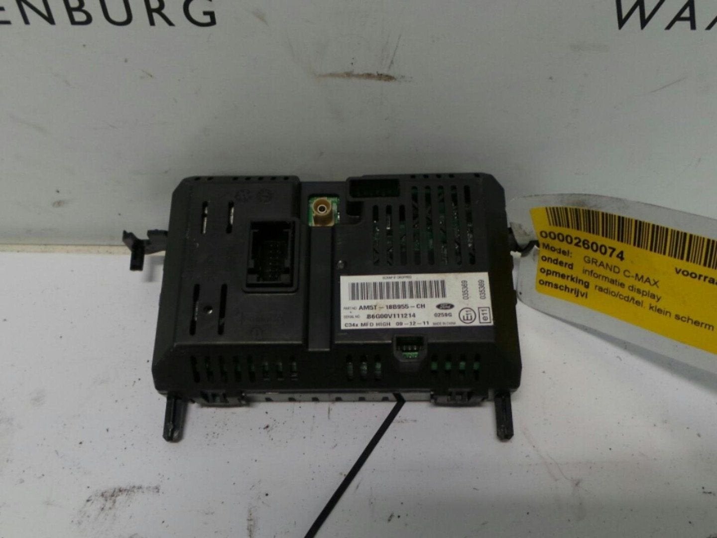 FORD FOCUS C MAX INFORMATIE DISPLAY 2012, Ophalen of Verzenden, Gebruikt, Stiba lid