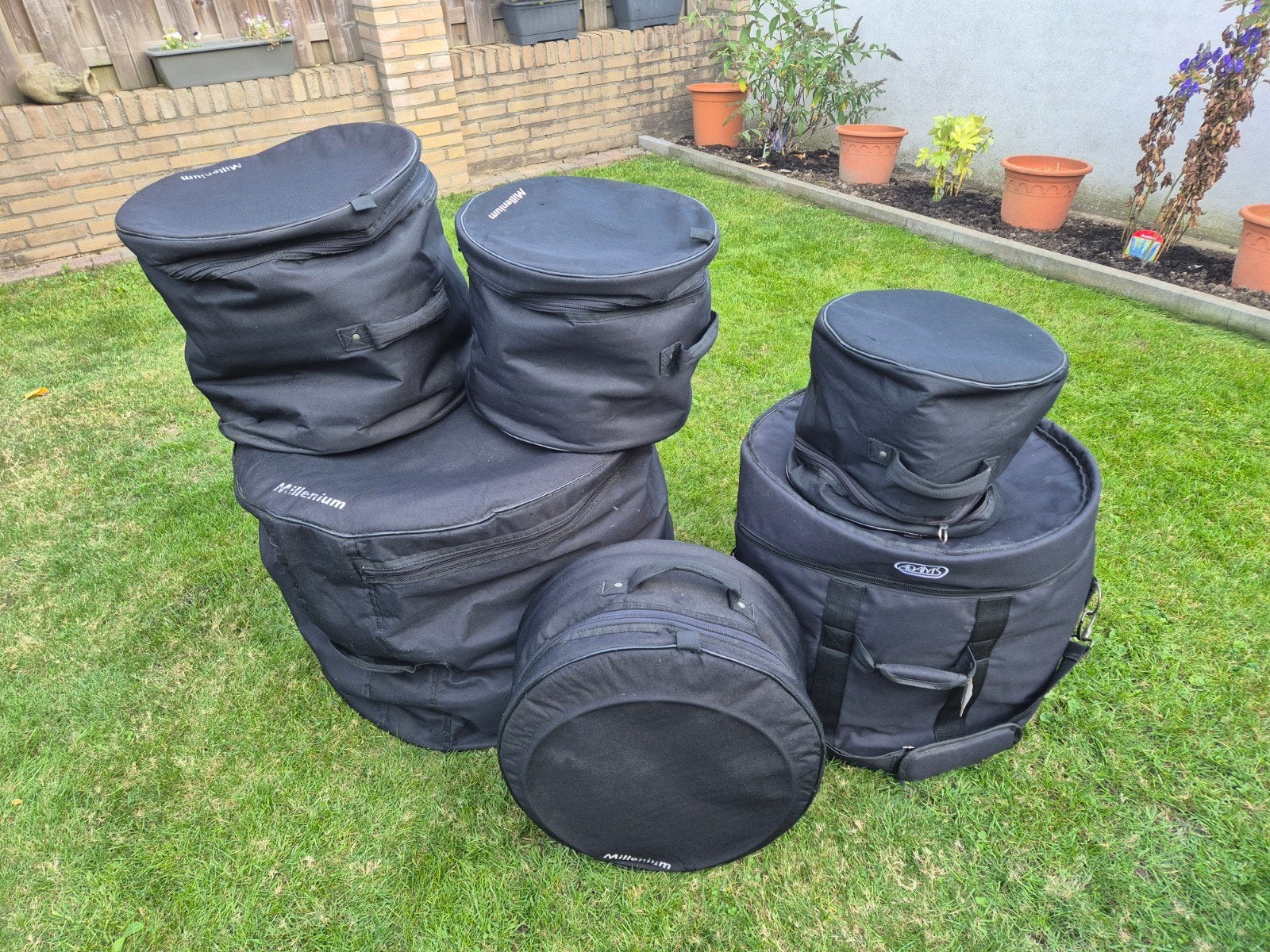 6-delige drumkit hoezen set - Zeer nette beschermhoezen, Ophalen
