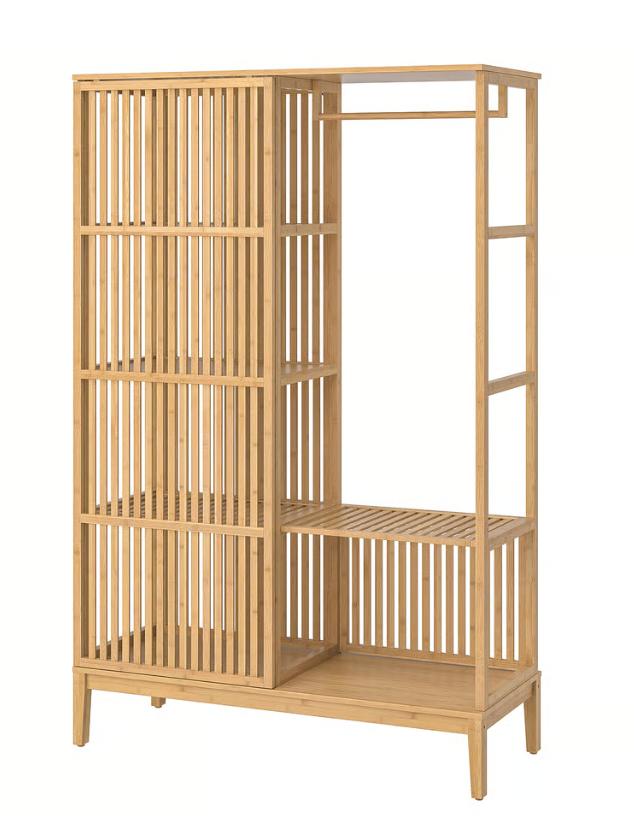 Ikea closet, Huis en Inrichting, Kasten | Kledingkasten, Ophalen, 100 tot 150 cm, Met plank(en), Zo goed als nieuw