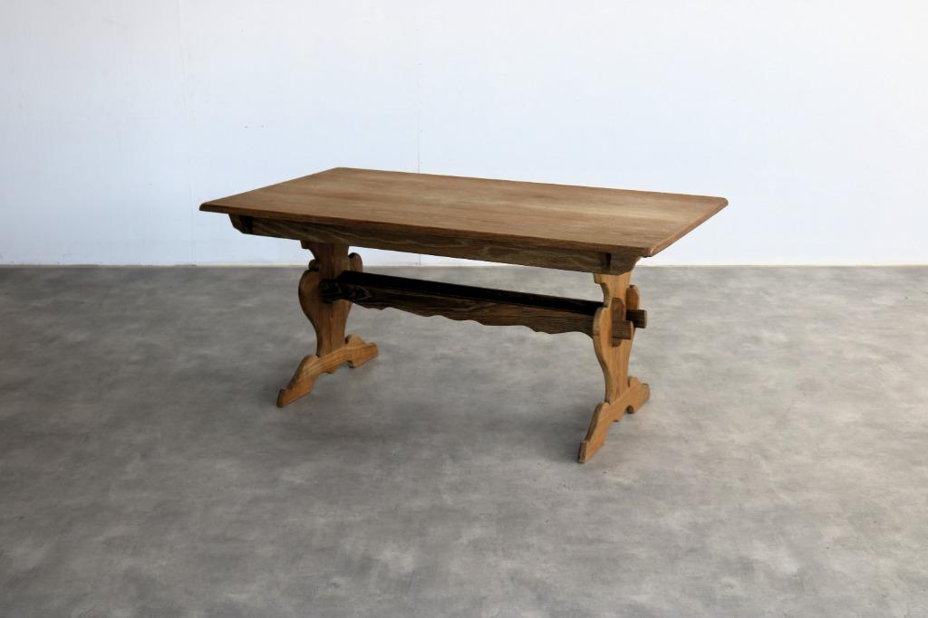 brutalist eettafel | tafel | jaren 60 | Deens | verlengbaar, Huis en Inrichting, Tafels | Eettafels, Gebruikt, ., Eikenhout, .