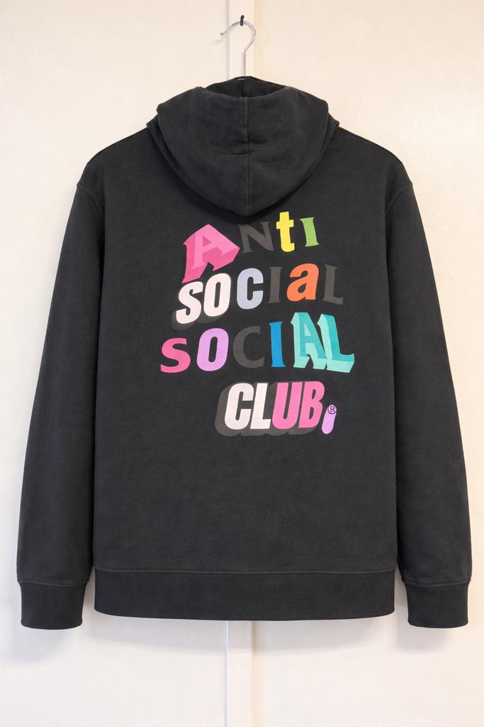 Anti Social Social Club Hoodie - Maat M, Kleding | Heren, Truien en Vesten, Zo goed als nieuw, Maat 48/50 (M), Zwart, Ophalen of Verzenden