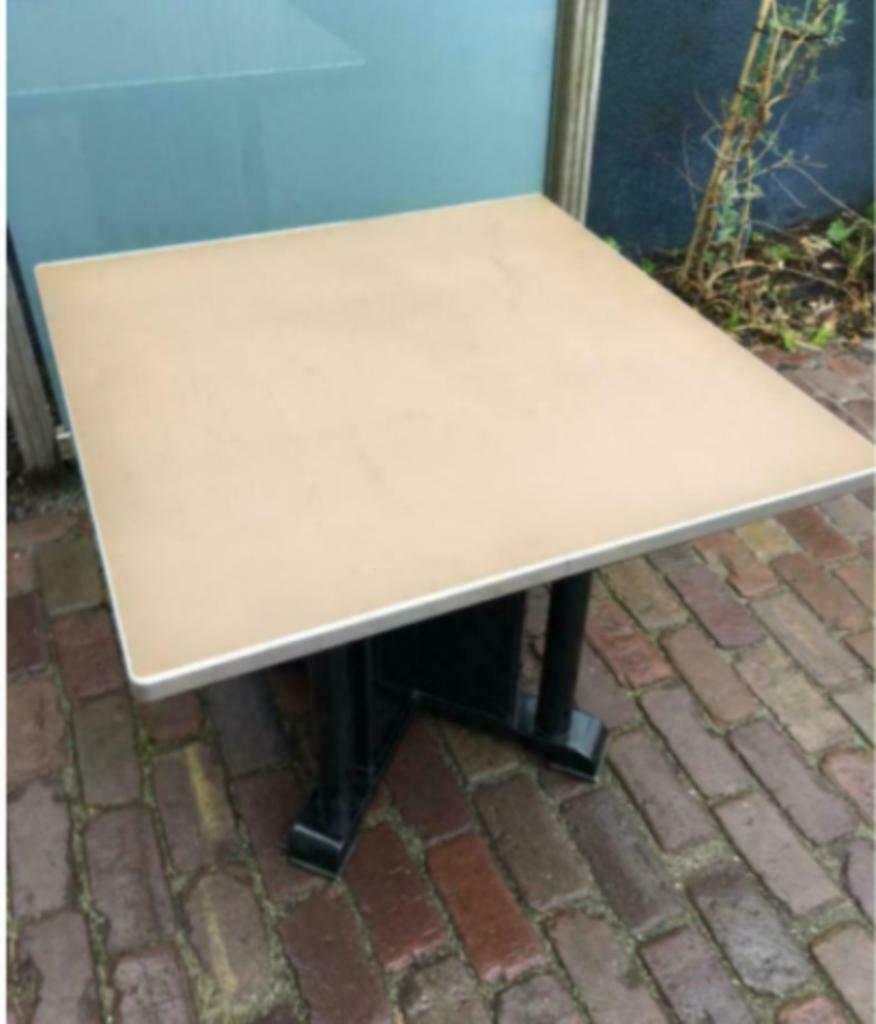 Van Blerck Koffietafel, salontafel Hoffmann Gispen, Ophalen, Gebruikt, 50 tot 75 cm, Vierkant