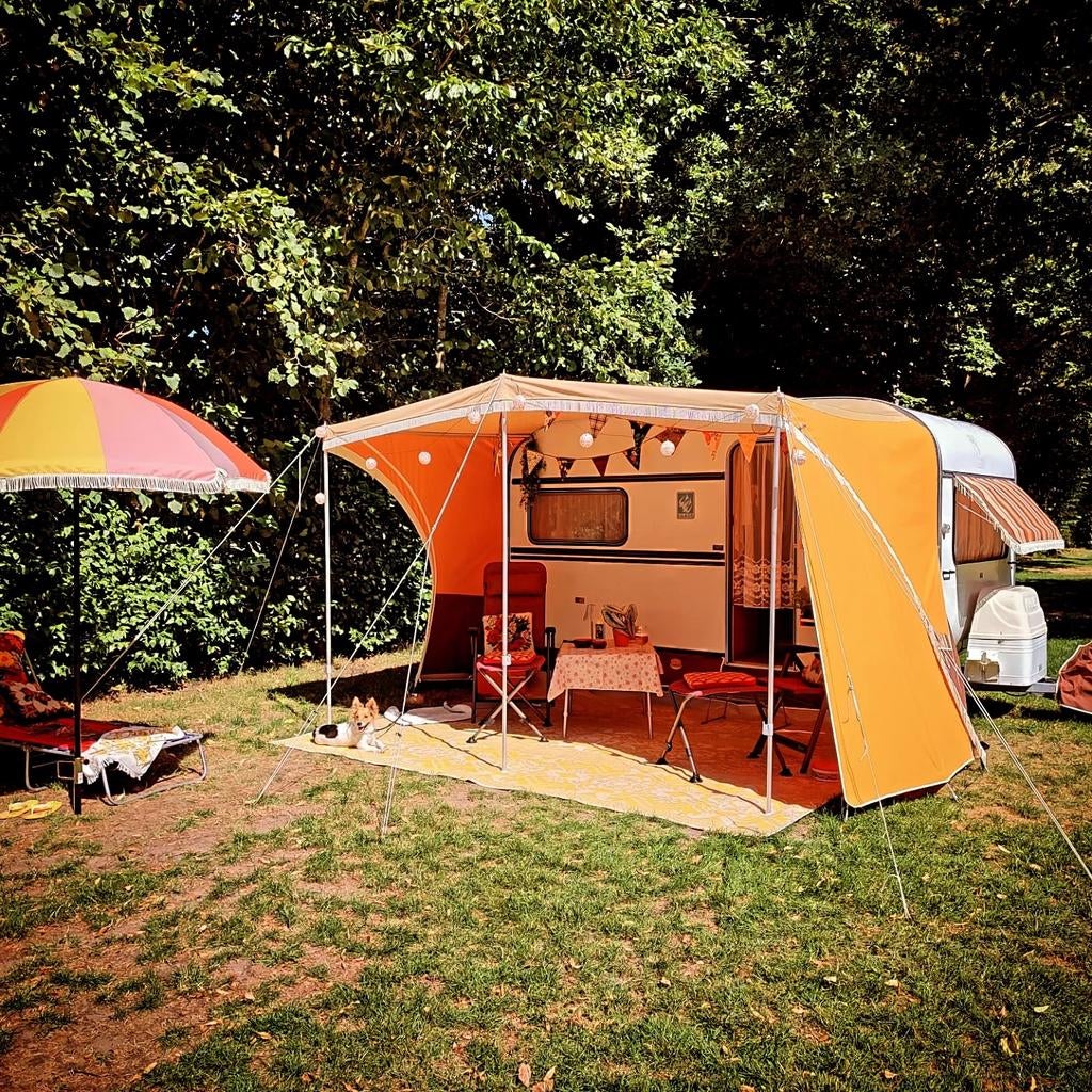 Echte retro vintage luifels en voortenten op maat, Ophalen, Nieuw