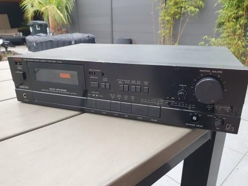 Luxe Auto Reverse Stereo Cassette Deck Luxman K 105...., Ophalen of Verzenden, Enkel, Overige merken, Tiptoetsen