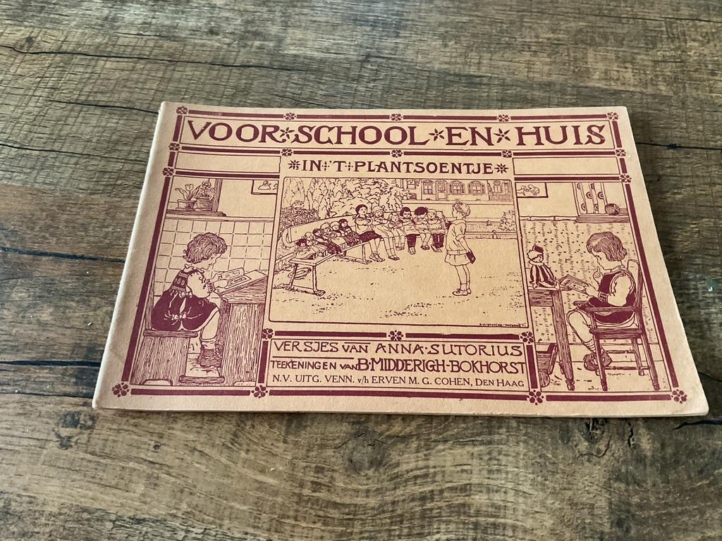 Vintage versjes boekjes anna sutorius voor school en huis, Ophalen of Verzenden