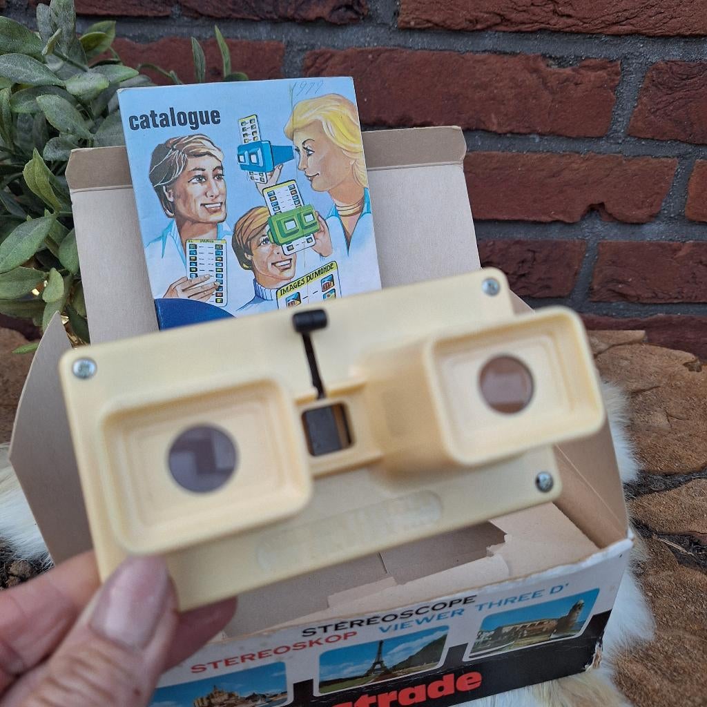 Vintage 'Lestrade' stéréopscope/ viewermaster 3D, Antiek en Kunst, Ophalen of Verzenden