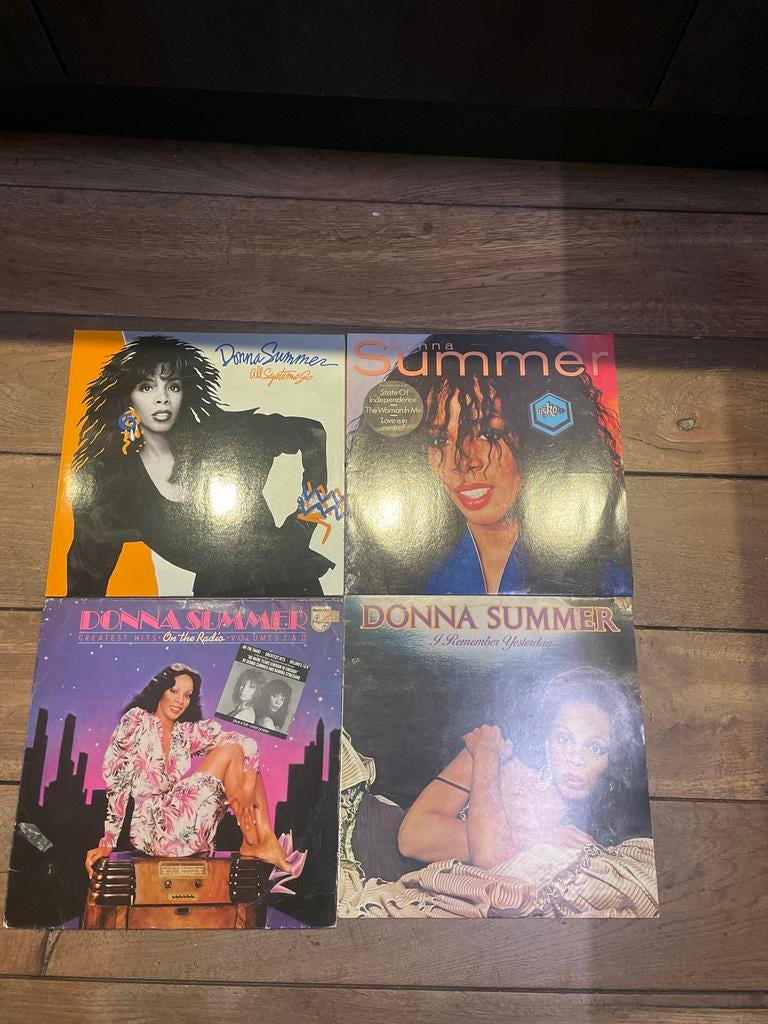 4 LP's Donna Summer - Disco Classics, Ophalen of Verzenden, Gebruikt, 12 inch