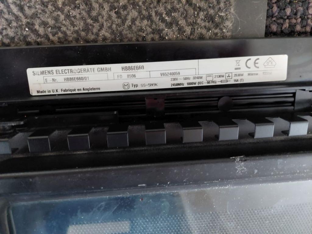 Deuren glas voor o.a. combimagnetrons AEG Sharp Siemens ATAG, Ophalen of Verzenden, Gebruikt