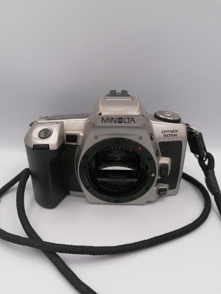 Minolta Dynax 505 Si vintage SLR analog camera, Audio, Tv en Foto, Fotocamera's Analoog, Ophalen of Verzenden, Niet werkend, Spiegelreflex