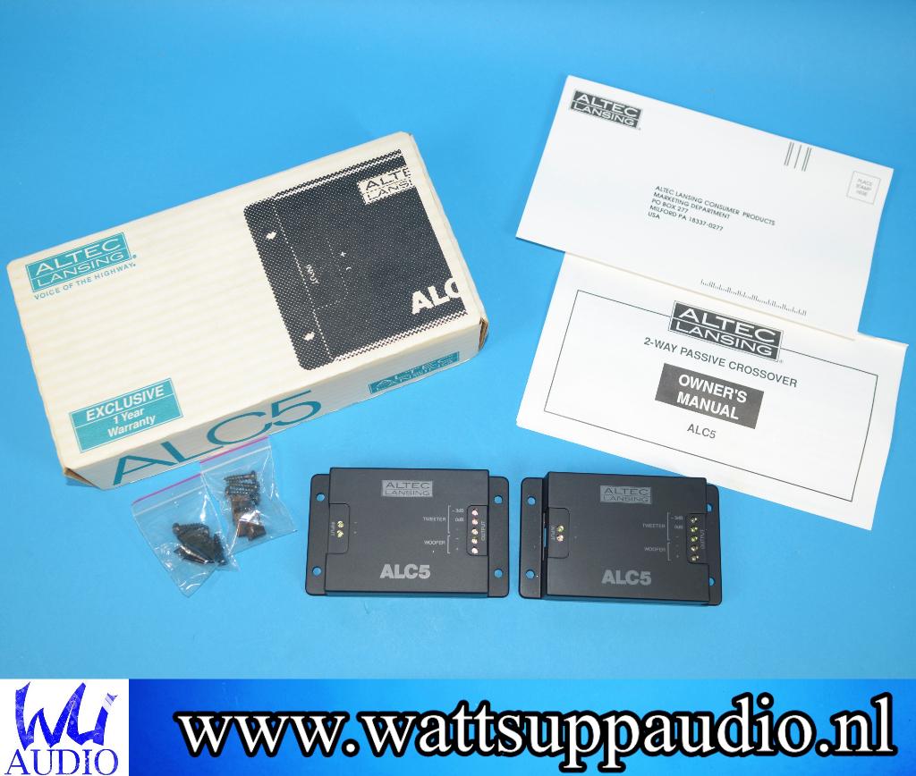 Altec Lansing ALC 5 2-Way Passive Crossover(set van 2) ALC5, Auto diversen, Autospeakers, Nieuw, Ophalen of Verzenden