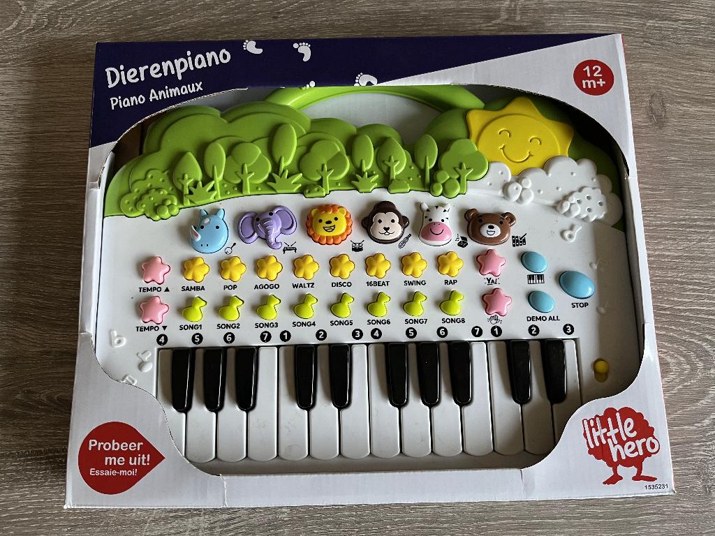 Dieren piano voor peuter / kleuter, Kinderen en Baby's, Ophalen of Verzenden, Gebruikt, Overige typen