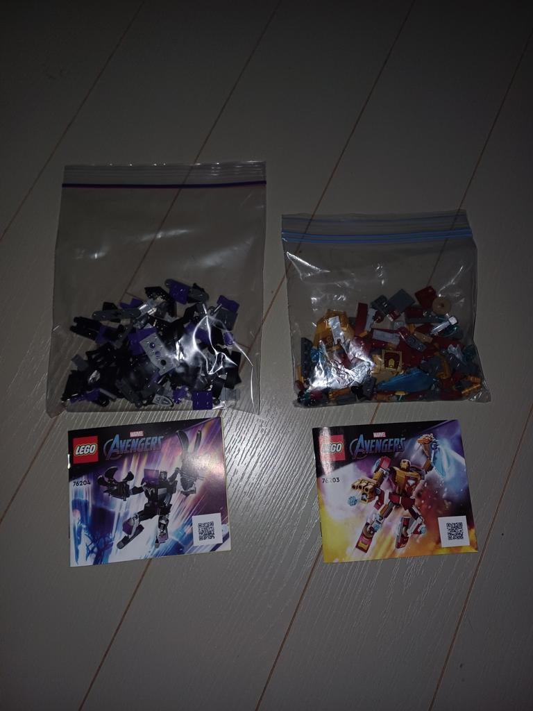 Lego sets 76203 en 76204 beide compleet, Ophalen of Verzenden, Nieuw, Complete set, Lego