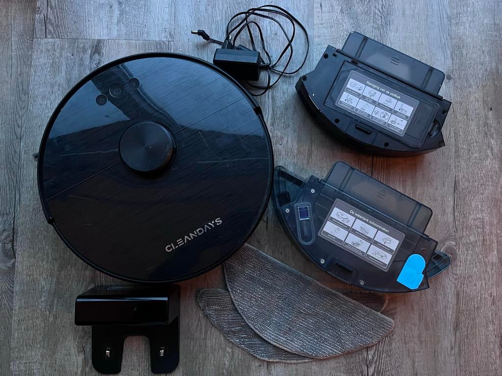 Cleandays XR500 Robotstofzuiger met Dweilfunctie, Ophalen, Gebruikt, Robotstofzuiger, Minder dan 1200 watt