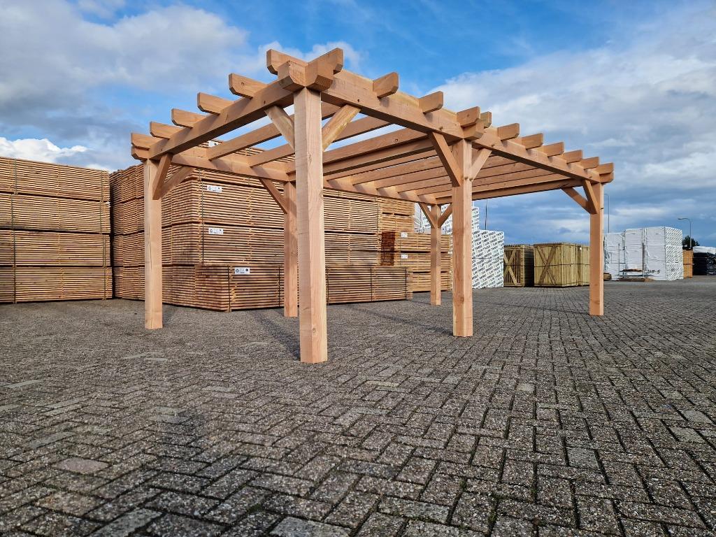 Douglas houten constructie 600x330 cm, Tuin en Terras, Tuinhuizen, 200 tot 400 cm, Tuinhuis, Nieuw, Ophalen of Verzenden