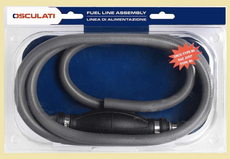 52.728.01 Brandstofslang met pompbal 2,50 meter. € 19,95, Watersport en Boten, Ophalen of Verzenden, Nieuw, Motor en Techniek