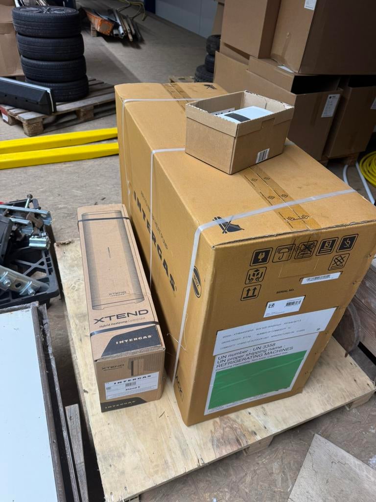 Intergas Xtend inclusief thermostaat, Doe-het-zelf en Verbouw, Verwarming en Radiatoren, Ophalen, Minder dan 30 cm, Cv-ketel of Combi-ketel