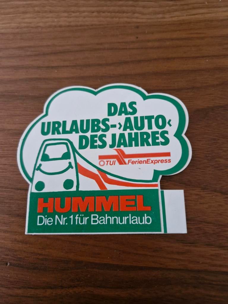 581 Hummel TUI FerienExpress Sticker, Ophalen of Verzenden, Gebruikt