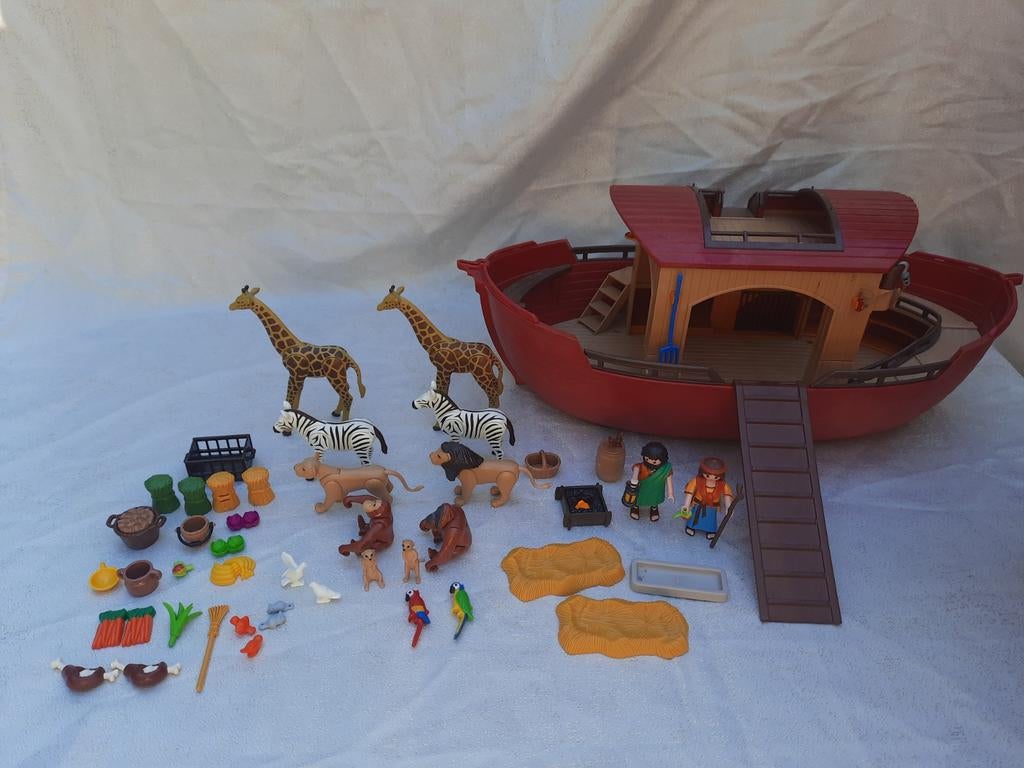 Playmobil Ark van Noach 9373 - Compleet!, Ophalen of Verzenden, Zo goed als nieuw, Complete set