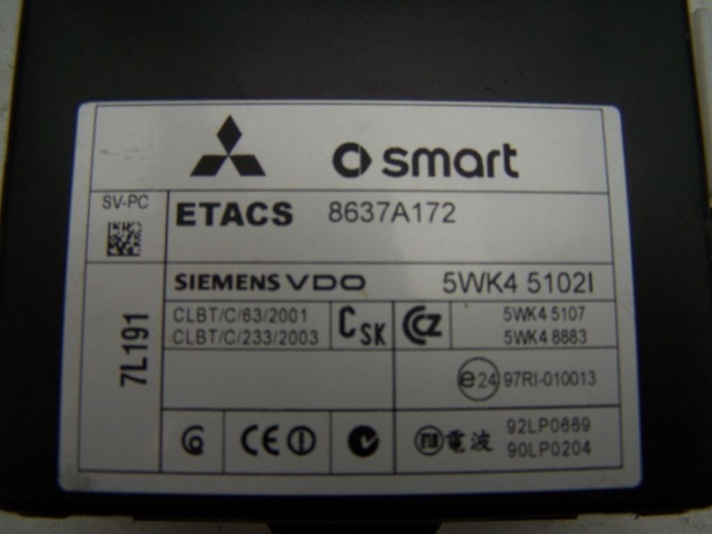SMART Mitsubishi ETACS herprogrammeren, Smart, Gebruikt, SMART56, Ophalen of Verzenden